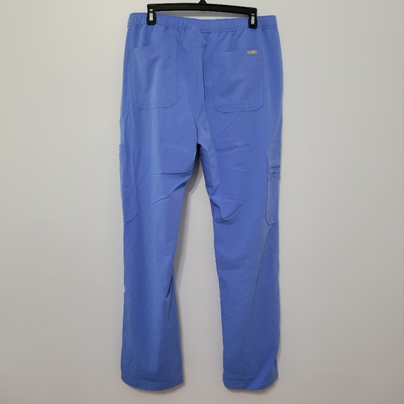 Figs Men's Cairo Cargo Scrub Pants, Size L, Ceil Blue, Healthcare Nursing Doctor - Picture 11 of 16